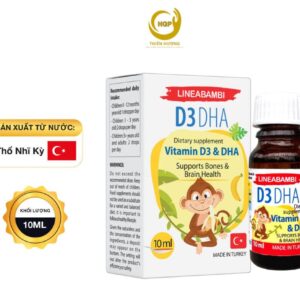 LINEABAMBI D3 DHA – Hỗ trợ xương chắc khoẻ, thị lực, trí não