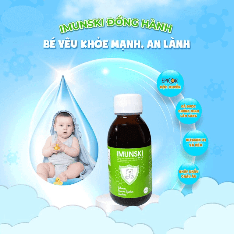 Vitamin D dạng vi nang trong IMUNSKI giúp ổn định chức năng của vitamin D